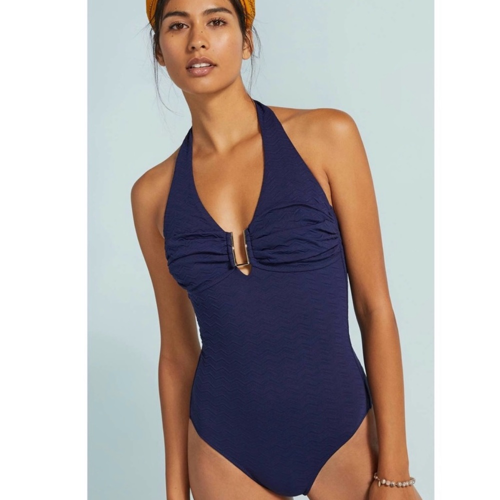 Melissa Odabash Navy One Piece Swimsuit